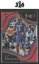 TyTy Washington Jr. 2022 Panini Chronicles Draft Picks Select card