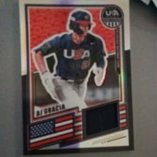 2026 Panini Stars and Stripes Prizm USA Material AJ Gracia #102