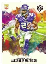 2019 Panini Chronicles Gridiron Kings Alexander Mattison #GK19