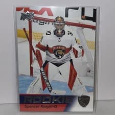 Spencer Knight 2021 Upper Deck NHL Star Rookies Box Set card