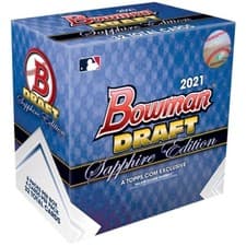 Mega Box 2021 Bowman Draft Sapphire card