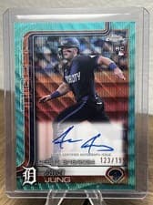 2025 Topps Chrome Update Rookie Debut Autographs Jace Jung #CRDA-JJ card