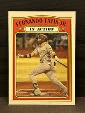 Fernando Tatis Jr. 2021 Topps Heritage card