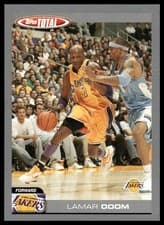 Lamar Odom 2004-05 Topps Total Base Set card
