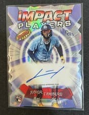 2024 Bowman's Best Impact Players Autographs Junior Caminero #IPA-JC