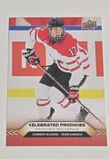 Connor McDavid 2025 Upper Deck Tim Hortons Team Canada Celebrated Prodigies card