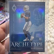 2025 Panini Phoenix Archetype Riley Leonard #12 card