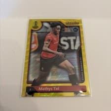 Mathys Tel 2021 Topps Merlin Chrome UEFA card