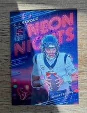 C.J. Stroud 2024 Panini Spectra Neon Nights card