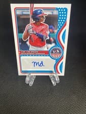 Mason Diggs 2025 Panini Stars & Stripes 13U/14U National Team Signatures card