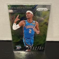 2024-25 Panini Prizm Fractal Shai Gilgeous-Alexander #1 card