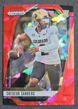 Shedeur Sanders 2025 Panini Prizm Draft Picks card