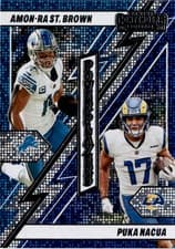 2024 Panini Contenders Power Players Amon-Ra St. Brown / Puka Nacua #10 card