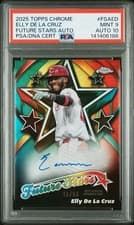 2025 Topps Chrome Future Stars Autographs Elly De La Cruz #FSA-ED card