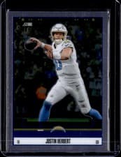 2025 Panini Select Score Select Throwback Justin Herbert #15 card