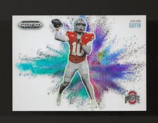 2025 Panini Prizm Black Color Blast Julian Sayin #15 card