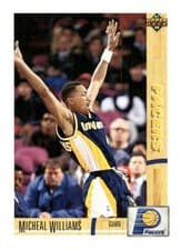 Micheal Williams 1991-92 Upper Deck Base Set card