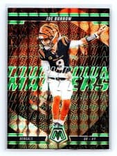 Joe Burrow 2025 Panini Mosaic Touchdown Masters card