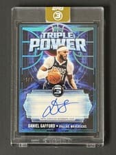 2025-26 Topps 3 Triple Power Autos Daniel Gafford #TP-DG card