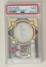 2024 Topps Tier One Clear One Autographs Noelvi Marte #C1A-NM card