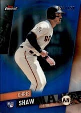 Chris Shaw 2019 Topps Finest card