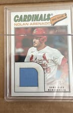 Nolan Arenado 2026 Topps Heritage Real One Relics card