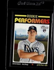 Brendan McKay 2020 Topps Heritage Rookie Performers card