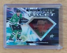 2024-25 Upper Deck Black Diamond Diamond Facet Wyatt Johnston #DF-WJ card