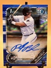 Peyton Burdick 2019 Bowman Draft Chrome Picks Autograph card