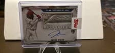 2025 Topps Inception MLB First Milestone Autograph Relics James Wood #FMAR-JW card