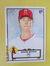 Shohei Ohtani 2018 Topps Gallery Heritage card