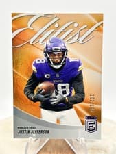 2025 Donruss Elite Elitist Justin Jefferson #9 card
