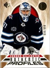 Connor Hellebuyck 2020 SP Authentic Profiles card