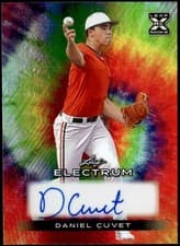 2024 Leaf Electrum Baseball Base Autograph Daniel Cuvet #BA-DC3 card