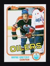 Wayne Gretzky 1981 Topps card