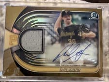 2025 Bowman Chrome Auto Relics Paul Skenes #BCAR-PS card