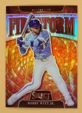 2025 Panini Select Firestorm Bobby Witt Jr. #7 card