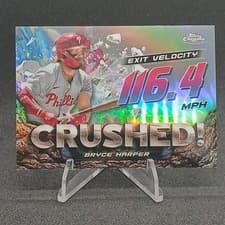 2024 Topps Chrome Update Crushed! Bryce Harper #CR-22 card