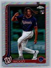 James Wood 2025 Topps Chrome card