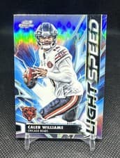 2025 Topps Cosmic Chrome Light Speed Caleb Williams #LS-4 card
