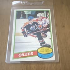 Wayne Gretzky 1980 Topps card