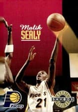 Malik Sealy 1992-93 SkyBox Base Set card