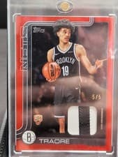 2025-26 Topps Flagship Real One Relics Nolan Traore #FRO-NT card