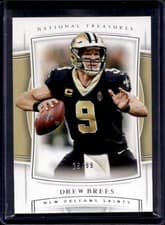Drew Brees 2019 Panini National Treasures card