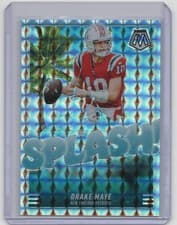 2025 Panini Mosaic Splash Mosaic Drake Maye #3 card