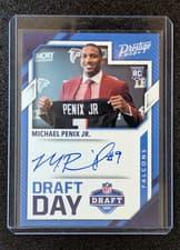 2024 Panini Prestige Draft Day Signatures Michael Penix Jr. #DDS-MPJ card