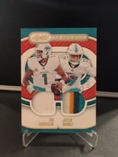2024 Panini Absolute Team Tandem Materials Tua Tagovailoa / Jaylen Waddle #TTM-MIA card