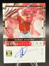 Sammy Stafura 2024 Panini Impeccable Watercolor Signatures card
