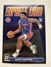 Ausar Thompson 2023 Donruss Optic Express Lane card