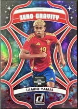 Lamine Yamal 2025 Panini Donruss Road to FIFA Zero Gravity card